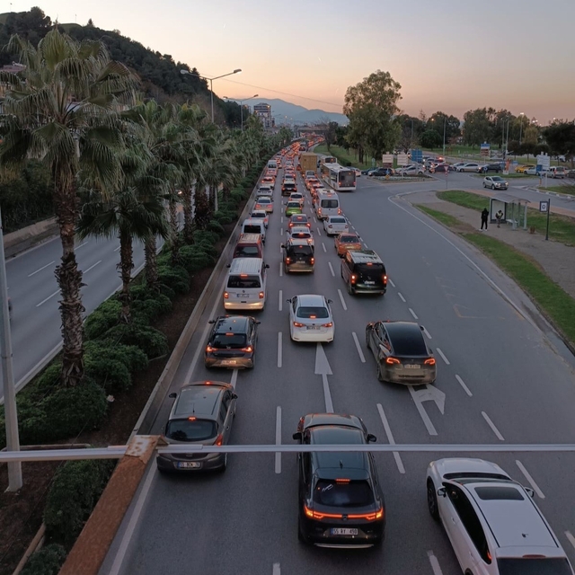 Samsun'da motorlu kara taşıtı sayısı bir yılda 39 bin 838 arttı