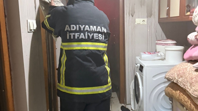 Adıyaman'da ev yangını
