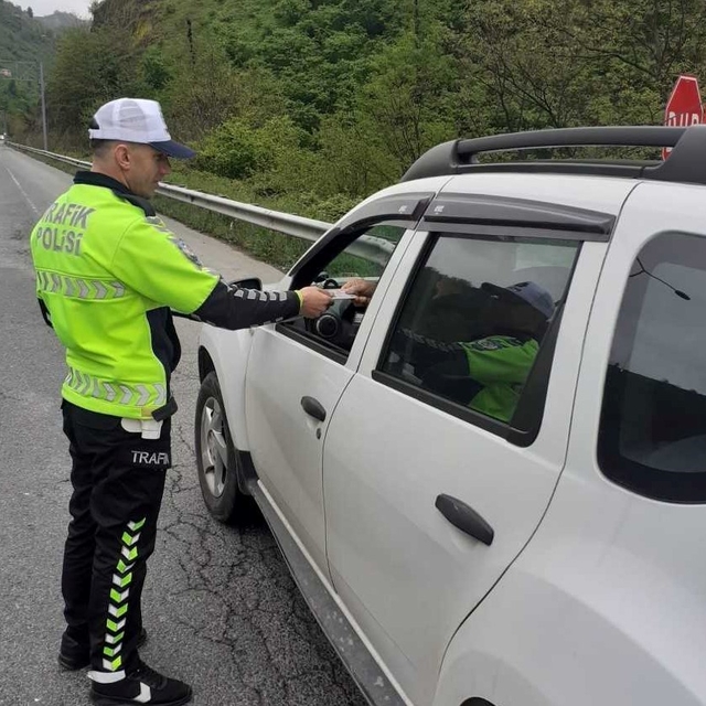 Ordu'da bir haftada 13 binden fazla araç ve sürücüsü denetlendi