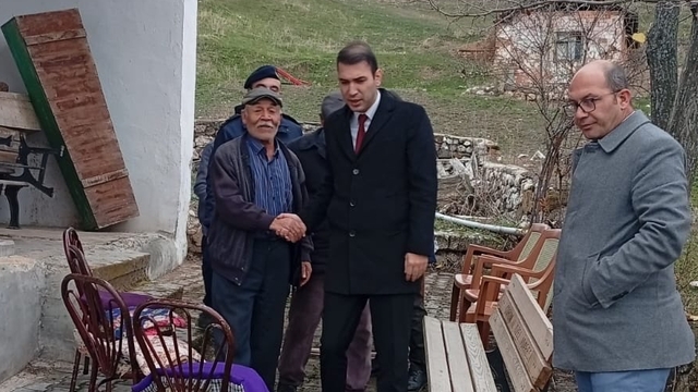 Uğurludağ Kaymakamı Düzgün, köyleri ziyaret etti