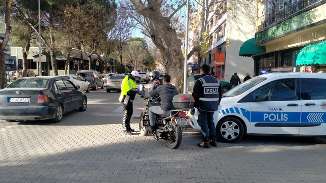Çan'da güvenli trafik için denetimler devam ediyor