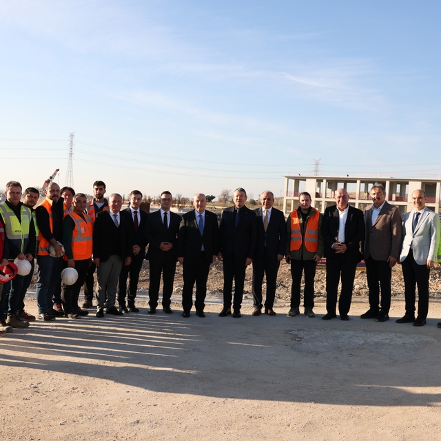 Vali Coşkun, Denizli OSB'nin yeni arıtma tesisi şantiyesini inceledi