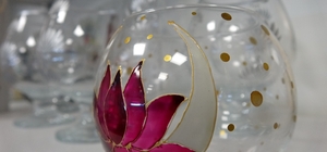 800 derece ateşle buluşan cam sanat eserine dönüşüyor