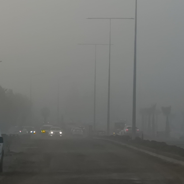 Tekirdağ'da sis etkili oldu