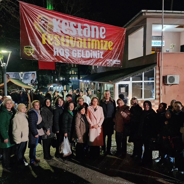 Gölcük'te kestane şöleni