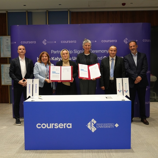 Hasan Kalyoncu Üniversitesi'nden 'Coursera' ile iş birliği