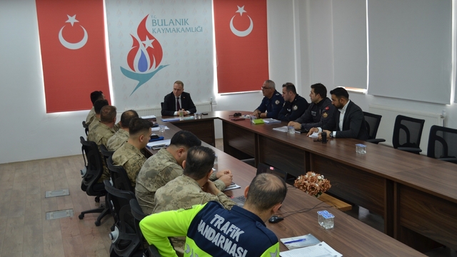 Bulanık'ta "Aylık Güvenlik ve Asayiş Toplantısı" yapıldı