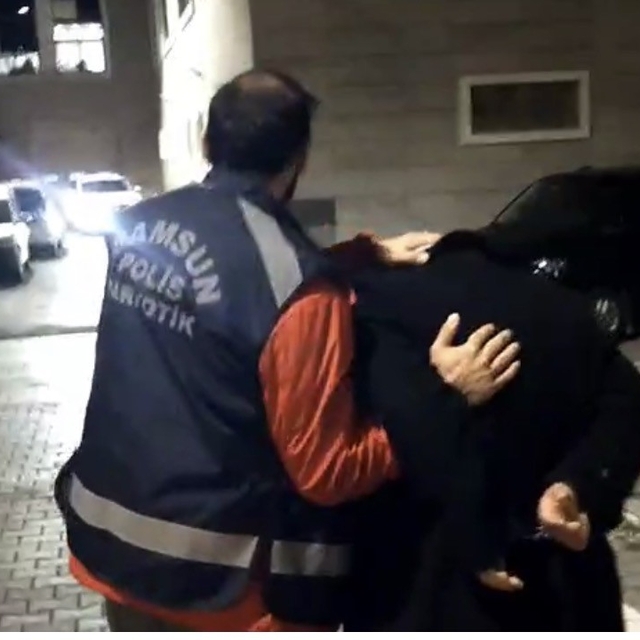 Samsun'da uyuşturucudan 12 buçuk yıl cezası bulunan şahıs yakalandı