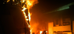 Gaziantep’te marangoz atölyesi yandı