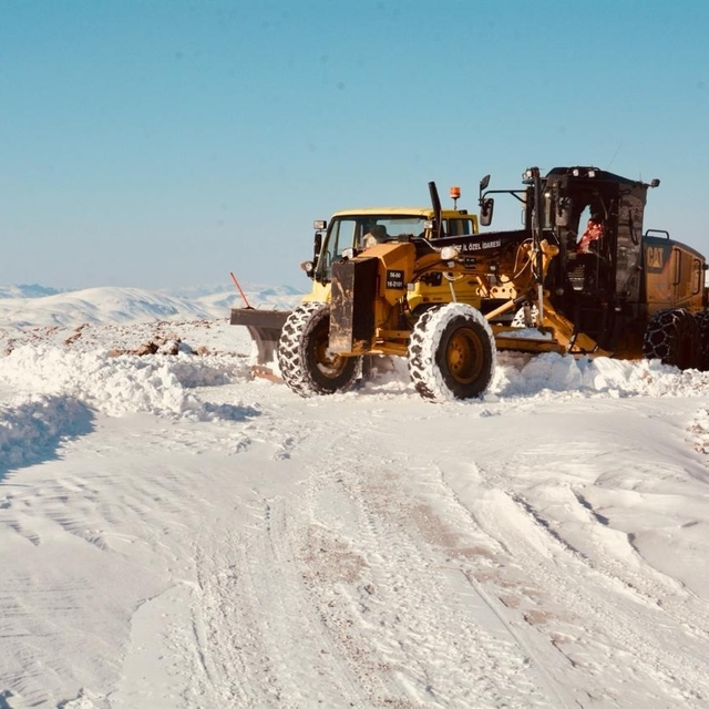 Siirt'te karla mücadele