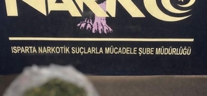 Isparta'da uyuşturucu operasyonunda 2 gözaltı