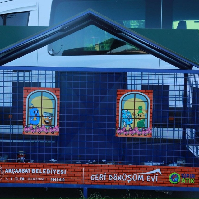 Akçaabat Belediyesi "Geri Dönüşüm Evi" uygulamasını hayata geçirdi