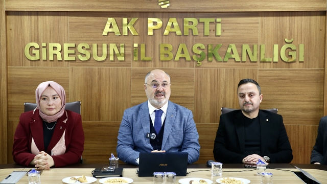 AK Parti Giresun İl Başkanı Yılmaz, kentteki çalışmaları değerlendirdi