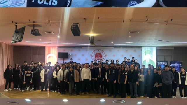 Samsun'da öğrencilere SİBERAY kapsamında eğitim verildi