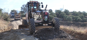 Bozdoğan Belediyesi yol çalışmalarına devam ediyor