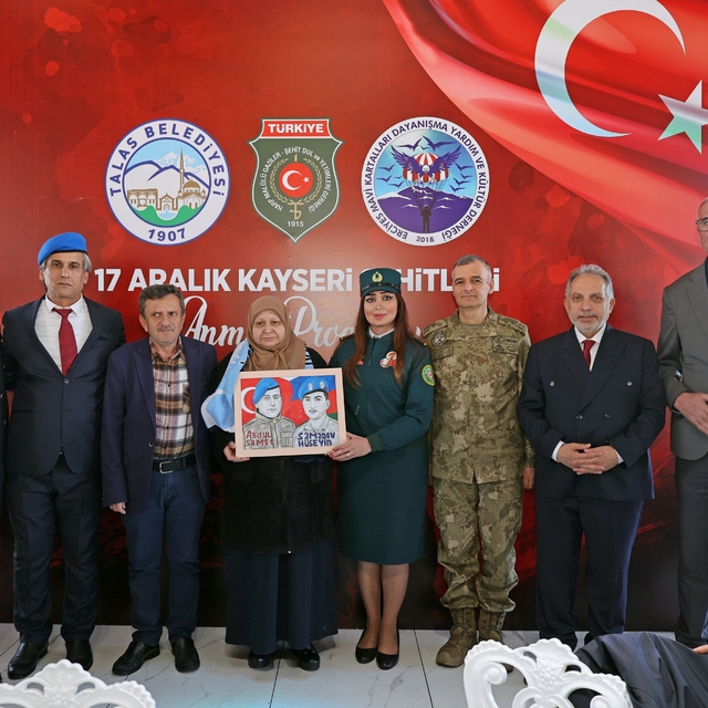 Şehitler hatırasına anlamlı buluşma: Başkan Yalçın'a teşekkür yağmuru