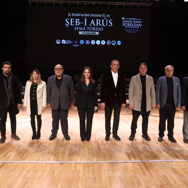 Antalya Büyükşehir Belediyesi Hz. Mevlânâ'yı andı