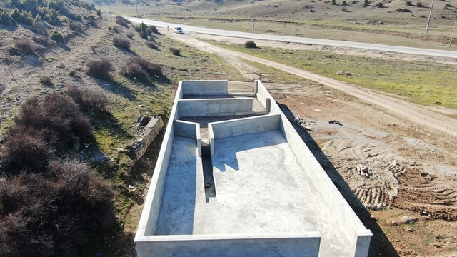 Oklubalı Mahallesi'ne modern koyun yıkama alanı