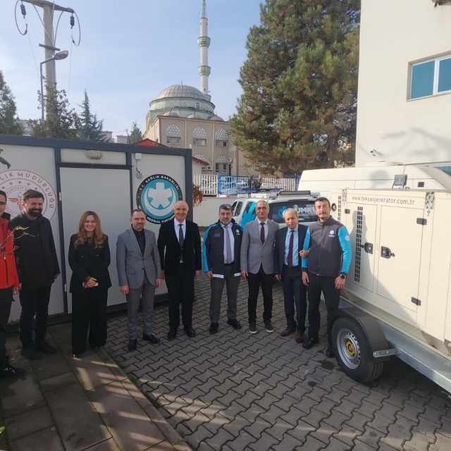 Afetlere hazırlıkta UMKE'ye mobil enerji desteği