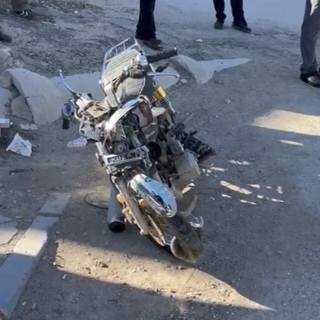 Adıyaman'da motosiklet ile otomobil çarpıştı: 1 yaralı