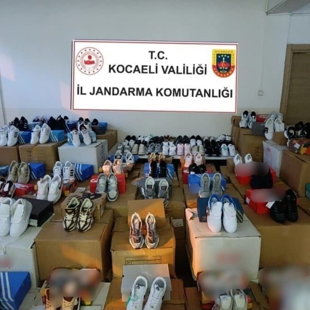 Kocaeli'de sahte ayakkabı operasyonu