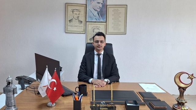 Kale Devlet Hastanesinde bayrak değişimi