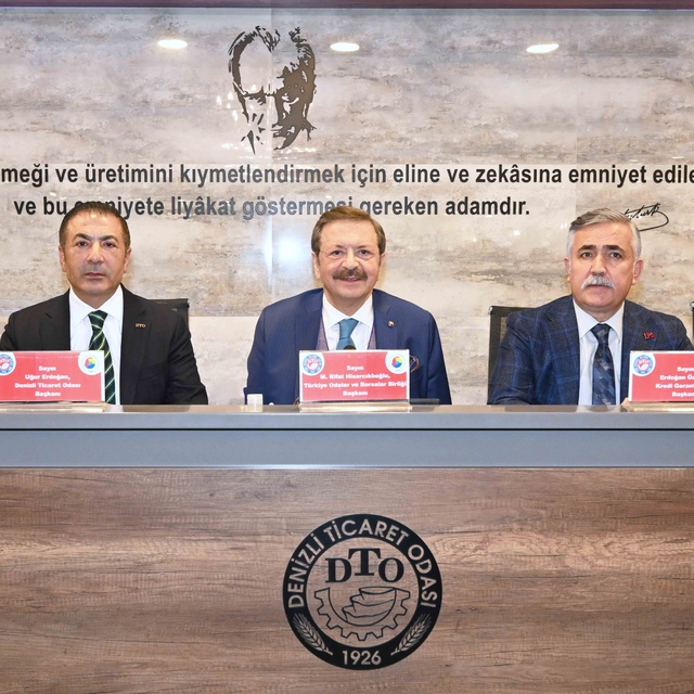 Denizli'den Ankara'ya seslenen Hisarcıklıoğlu üyelerinin KDV alacağını iste...