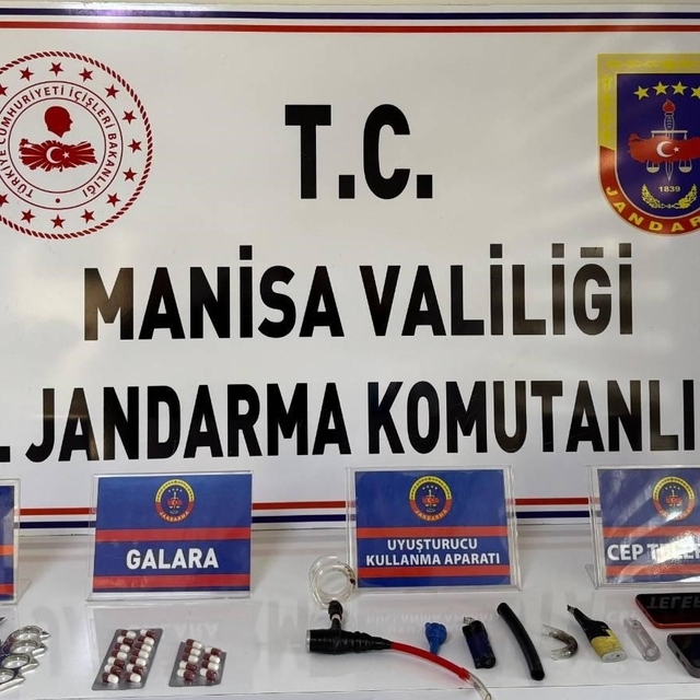 Salihli'de ikamete uyuşturucu operasyonu