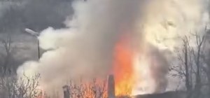 Alevlere teslim olan kulübe küle döndü