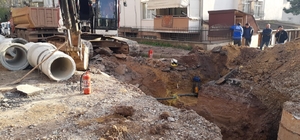 Altyapı çalışmasında doğalgaz hattında sızıntı: 3 sokak ve bir cadde üzerinde kesinti yaşandı
