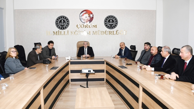 Çorum'da Türkiye Yüzyılı Maarif Modeli değerlendirme toplantısı yapıldı