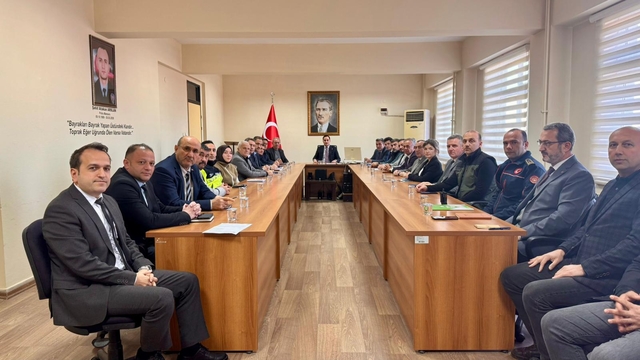 Salıpazarı'nda İlçe Koordinasyon Kurulu Toplantısı yapıldı