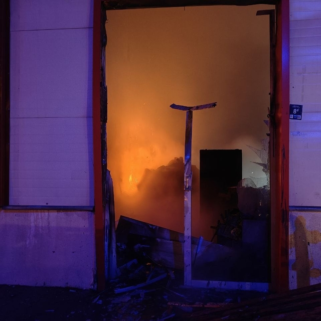 Kayseri'de masa sandalye atölyesinde yangın