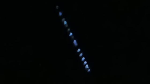 Elon Musk'ın 'Starlink uydu zinciri' Erzincan semalarında görüldü