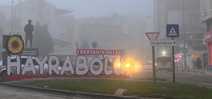 Tekirdağ'da yoğun sis etkili oldu