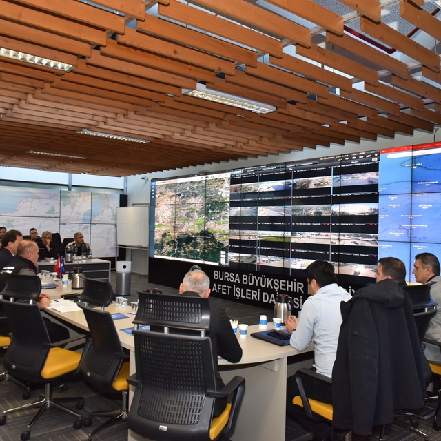 Bursa'da kışa hazırlık tatbikatı