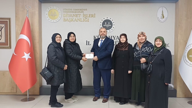 Kütahya'da Kur'an Kursu kursiyerlerinden Gazze'ye destek