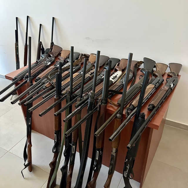 Bayburt'ta 25 av tüfeği ihale usulüyle satıldı