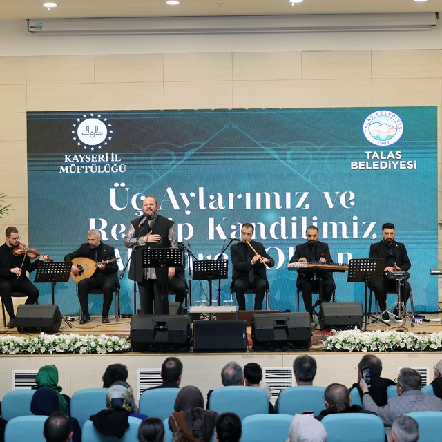 Talas'ta Üç Aylar coşkuyla karşılandı