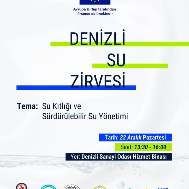 Denizli Su Zirvesinde su sorununa kalıcı çözümleri konuşulacak