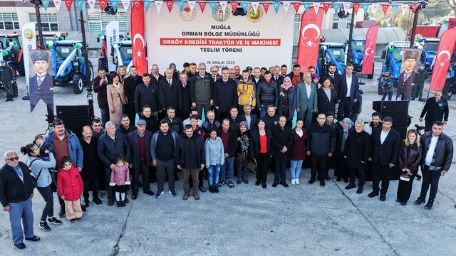 ORKÖY'den kırsal mahallelere sıfır faizli 36 traktör