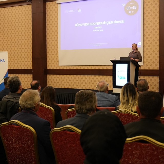 Güney Ege Kooperatifçilik Zirvesi GEKA'nın ev sahipliğinde toplandı
