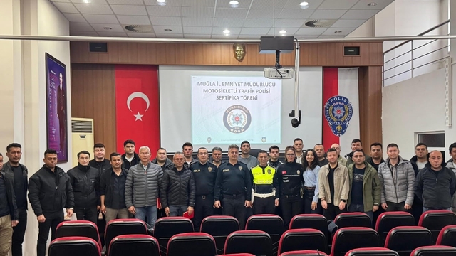 Muğla'da 25 yeni personel sertifikasını aldı