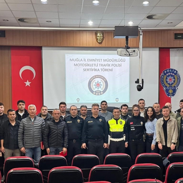Muğla'da 25 yeni personel sertifikasını aldı