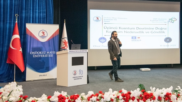 OMÜ'de kuantum bilimi ve teknolojilerinin geleceği konuşuldu