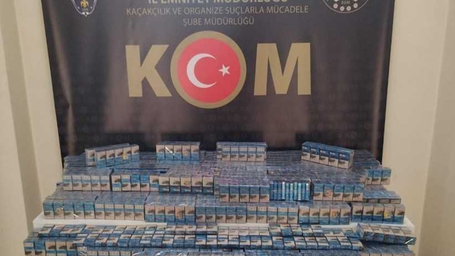 Erzurum'da 2 aylık takiple düzenlenen kaçak sigara operasyonunda yakalanan zanlı tutuklandı