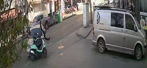 Çorlu'da otomobille motosiklet kafa kafaya çarpıştı: 1 yaralı