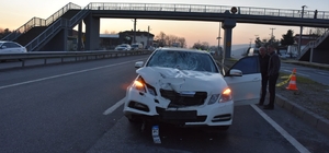 Sakarya'da feci kaza: Otomobilin çarptığı bir kişi hayatını kaybetti