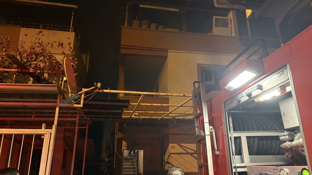 Mutfakta çıkan yangın korkuttu