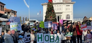 Mudanya'da öğrenciler, veliler ve öğretmenler sağlıklı yaşam için yürüdü